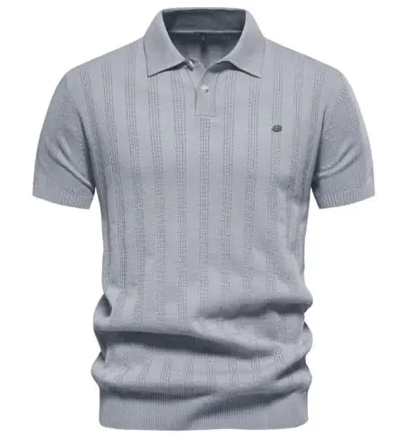 Nero Ribgebreide Polo