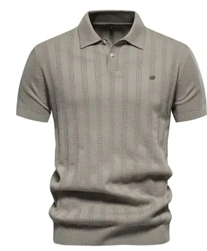 Nero Ribgebreide Polo