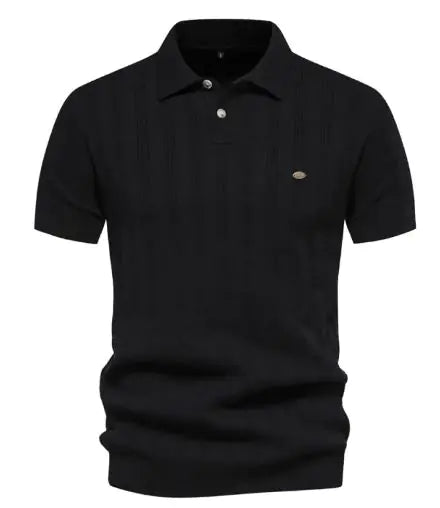 Nero Ribgebreide Polo