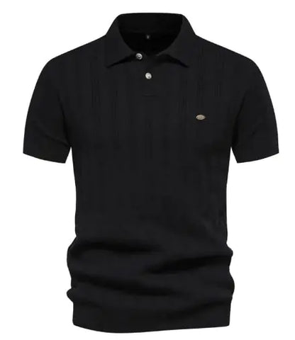 Nero Ribgebreide Polo