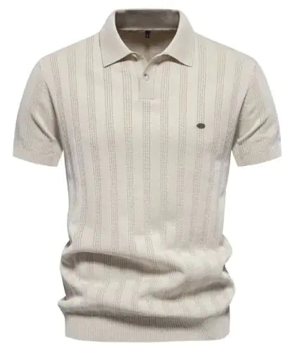 Nero Ribgebreide Polo