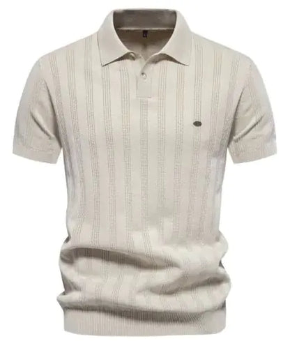 Nero Ribgebreide Polo